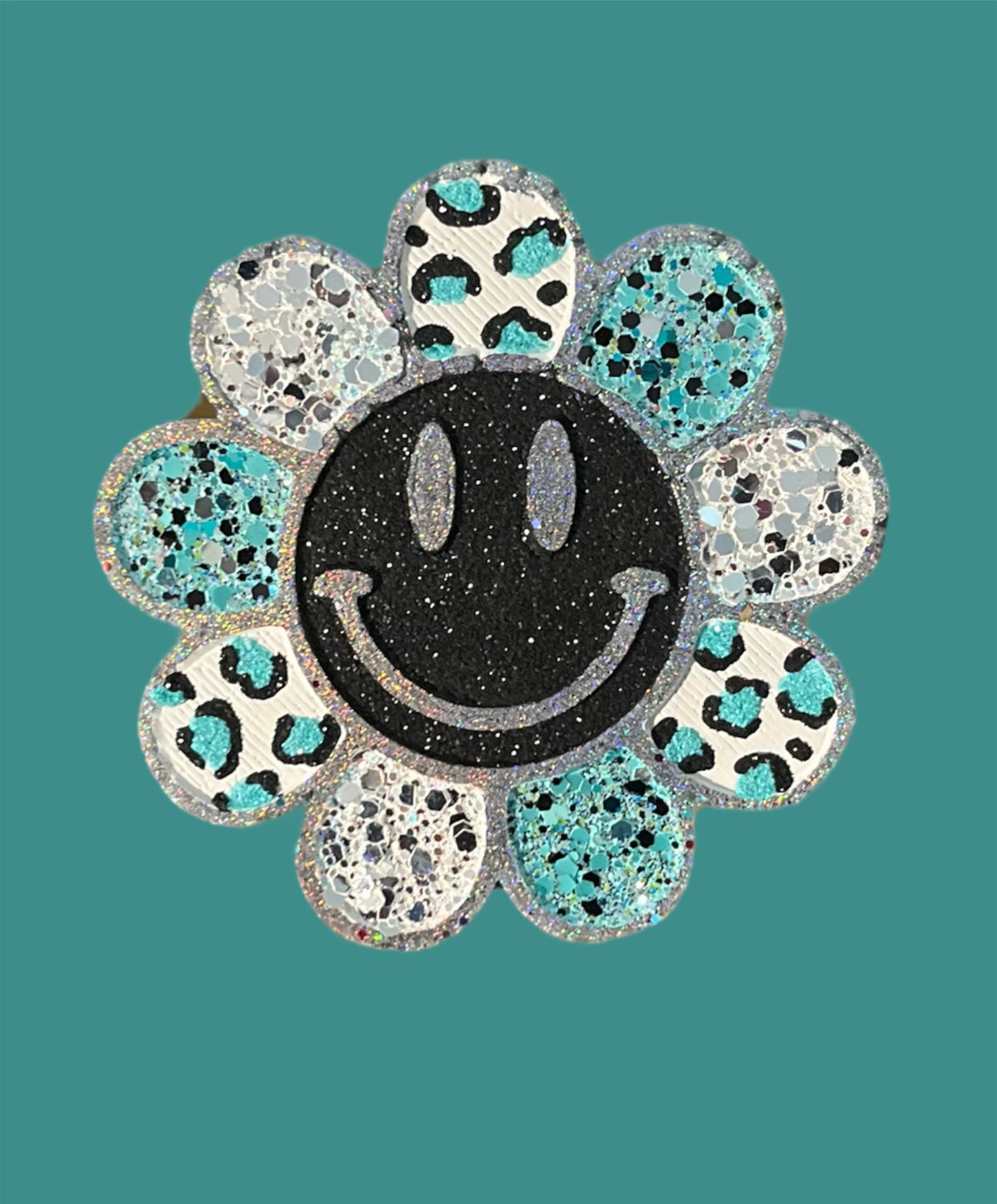 Holographic Smiley Flower