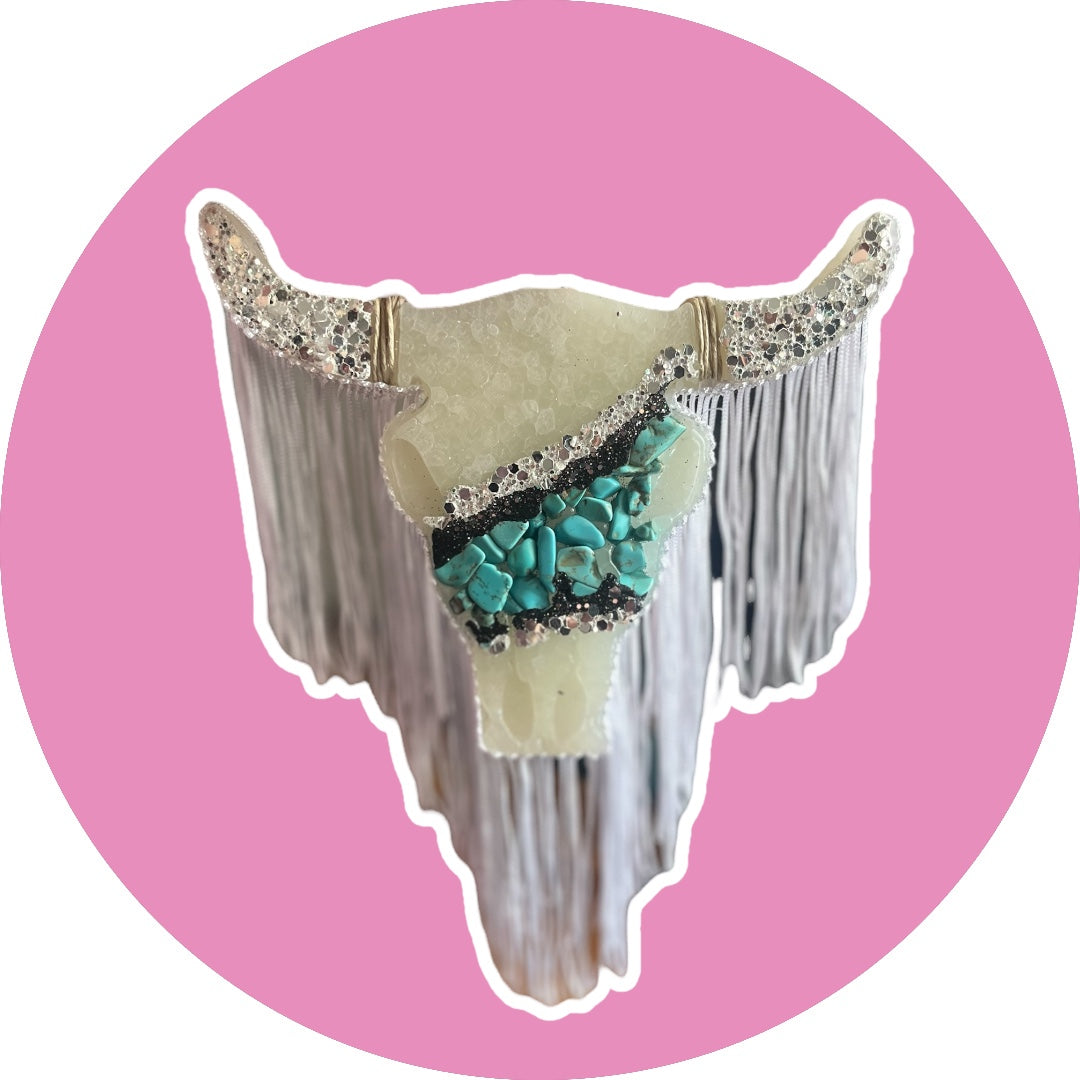 Geode Bull Skull