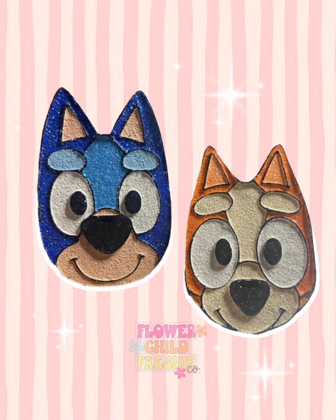 Bluey & Bingo Vent Clips