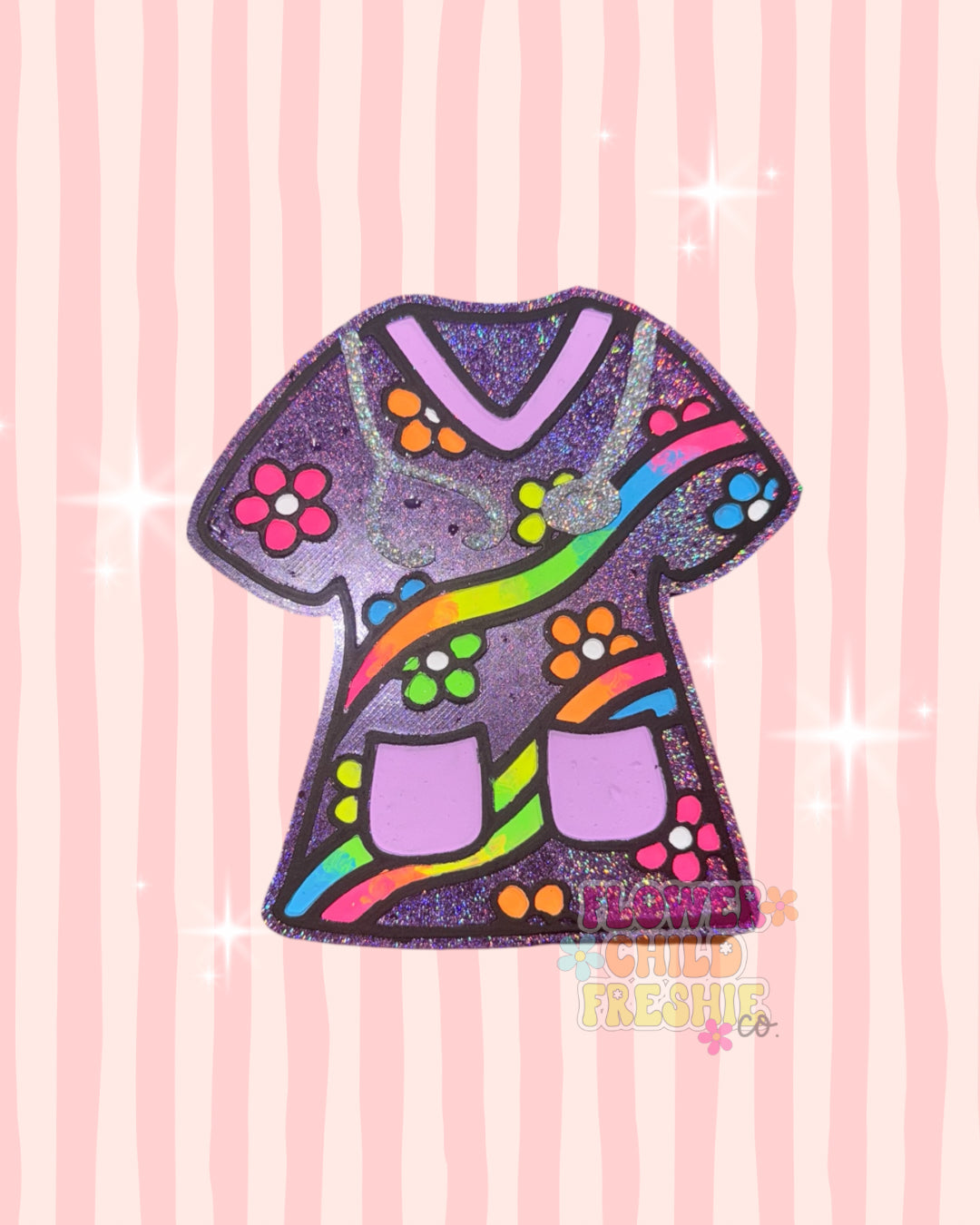 Groovy Scrub Top