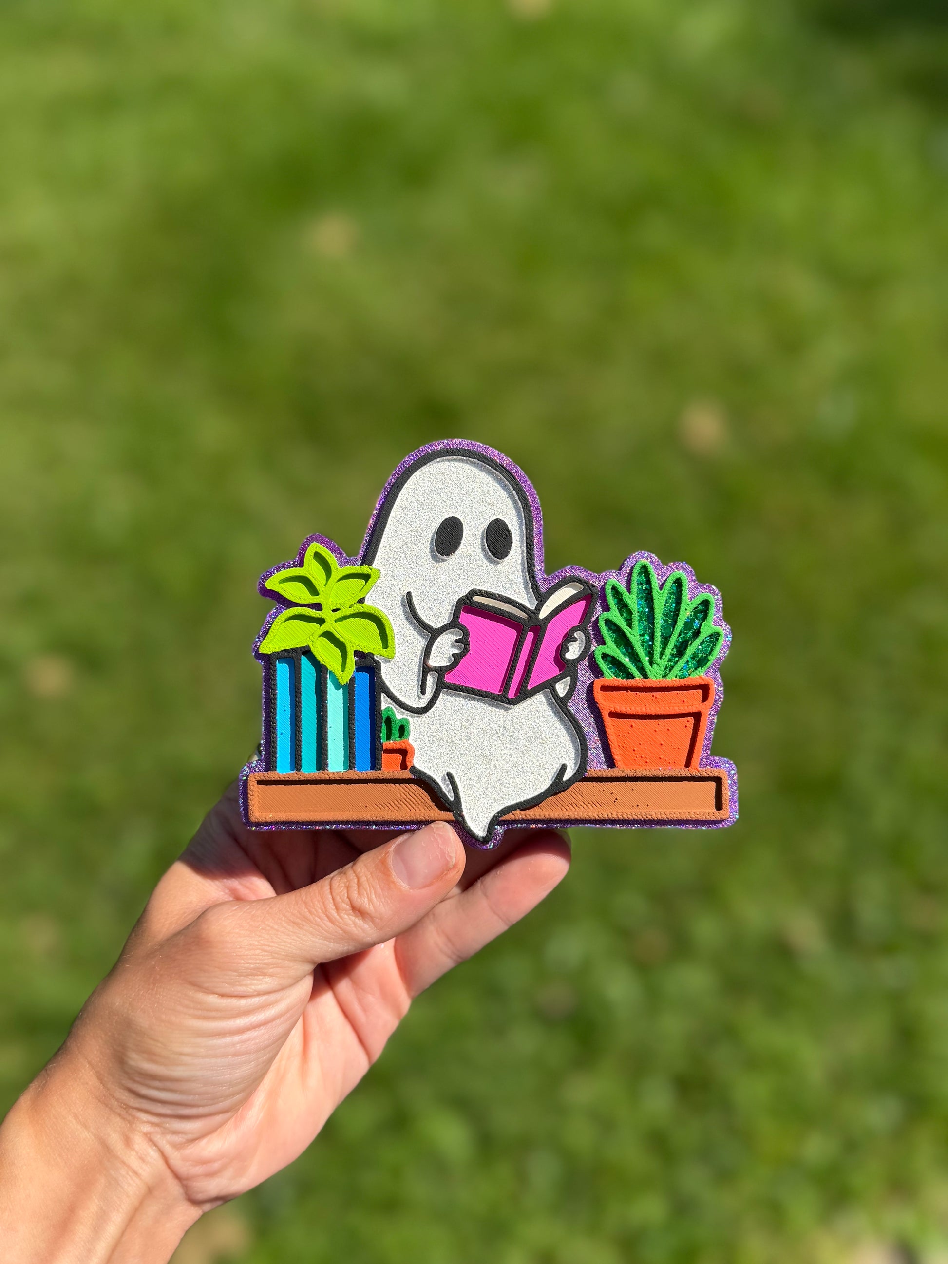 Ghost on a Bookshelf