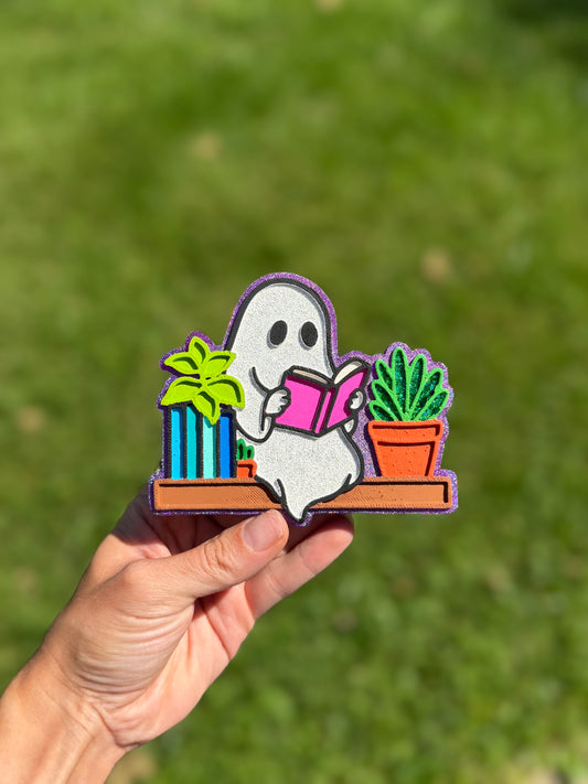 Ghost on a Bookshelf